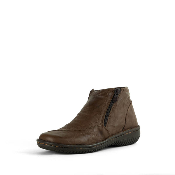 Cabello 5250-27 Women's Ankle Boots - Brown Crinkle