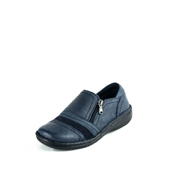 Cabello 5849-27 Women's Slip On Shoes - Navy Crinkle