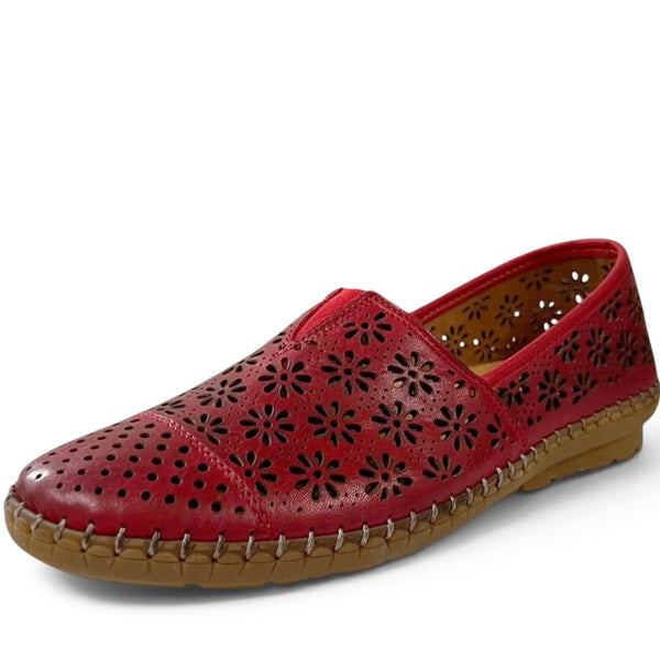 Cabello Kylie Women's Flats - Red