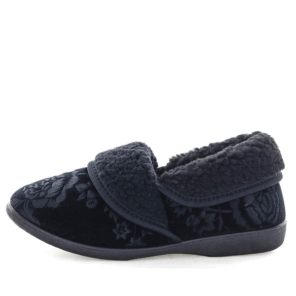 Panda Eba 4 Women's Slippers - Black Print