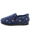 Panda Eleanor Women's STEPPINS Slippers - Navy Flower