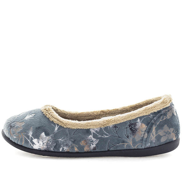 Panda Elgin Women's Slippers - Grey Print