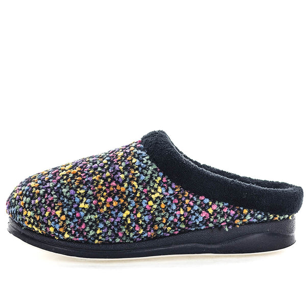 Panda Endy Women's Slippers - Black Multi