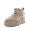 Panda Esra Women's Bootie Slippers - Taupe