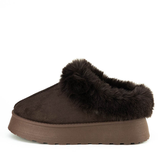 Panda Essie Women's Slippers - Chocolate