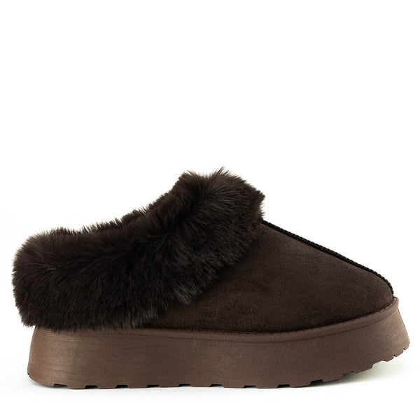 Panda Essie Women's Slippers - Chocolate