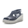 Soft Tread Himalaya Women's Wedge Sandals - Black