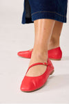 Zola Hivanna Womens Flats - Red (9022258544863)