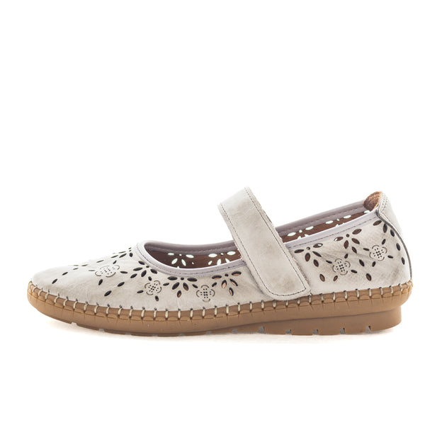 Cabello Keisha Womens Flats - Taupe (9133380108511)
