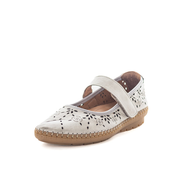 Cabello Keisha Womens Flats - Taupe (9133380108511)
