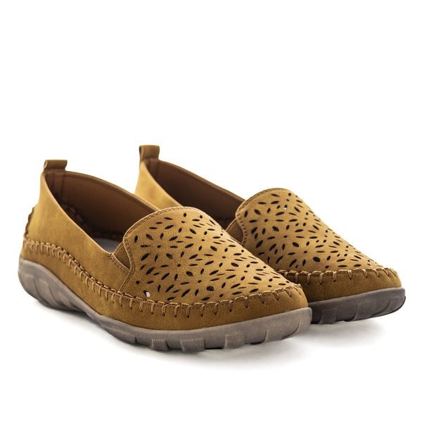 Aerocushion Maggie Womens Loafers - Tan (9124258414815)