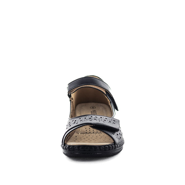 Aerocushion Mambas Womens Sandals - Black (9124258578655)