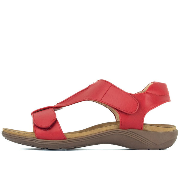 Aerocushion Megan Women's Double Adjustable Sandals - Red