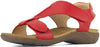 Aerocushion Megan Women's Double Adjustable Sandals - Red