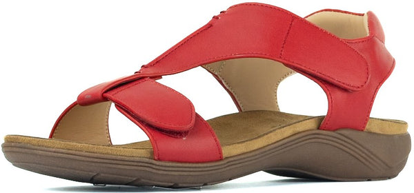 Aerocushion Megan Women's Double Adjustable Sandals - Red