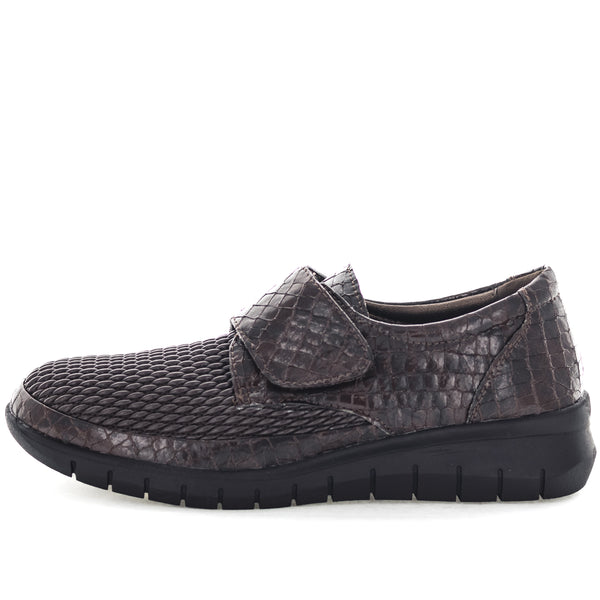 Aerocushion Melody Women's Slip Ons - Chocolate Croc