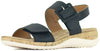 Aerocushion Molivia Women's Double Adjustable Sandals - Black Shimmer