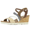Wilde Sacoma Women's Wedge Sandals - Beige/Brown