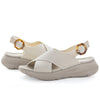Wilde Saime Womens Sandals - Cream (9123316760799)