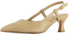 Wilde Salt Women's Slingback Low Heels - Beige