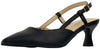 Wilde Salt Women's Slingback Low Heels - Black