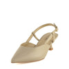 Wilde Salt Women's Slingback Low Heels - Beige