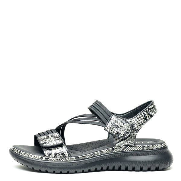 Wilde Sannah Women's Sandals - Black Snake