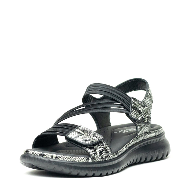 Wilde Sannah Women's Sandals - Black Snake