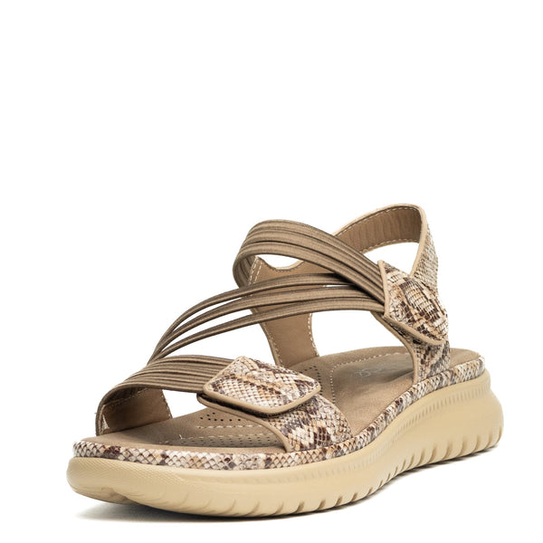 Wilde Sannah Women's Sandals - Chocolate Snake