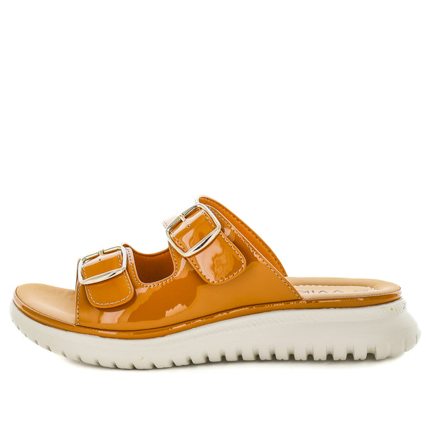 Wilde Saris Women's Sandals - Tan Patent (9045717975263)