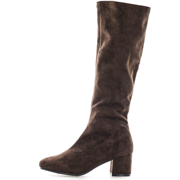 Wilde Saspen Women's Long Boots - Chocolate Suede