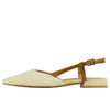 Wilde Seattle Women's Slingback Flats - Beige Linen