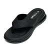 Wilde Shanel Women's Platform Thongs - Black/Black