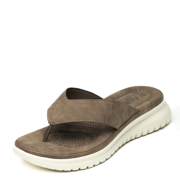 Wilde Shanel Women's Platform Thongs - Espresso