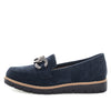 Wilde Shaye Women's Loafers - Navy Suede