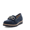 Wilde Shaye Women's Loafers - Navy Suede