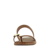 Wilde Shox Women's Wide Thongs Sandals - Tan