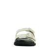 Wilde Summer Women's Double Buckle Slide Sandals - Beige Linen