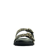 Wilde Summer Women's Double Buckle Slide Sandals - Leopard
