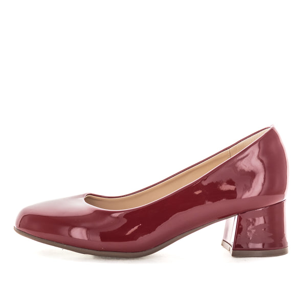 Wilde Sunter Women's Block Heels - Red Patent