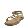 Wilde Suzzie Women's Wide Fit Sandals - Tan