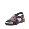 Euroflex Tuscany Womens Sandals - Black Floral (9148418228447)