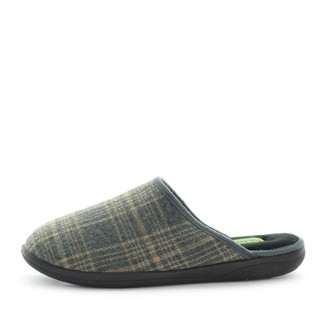 Green 2025 plaid slippers