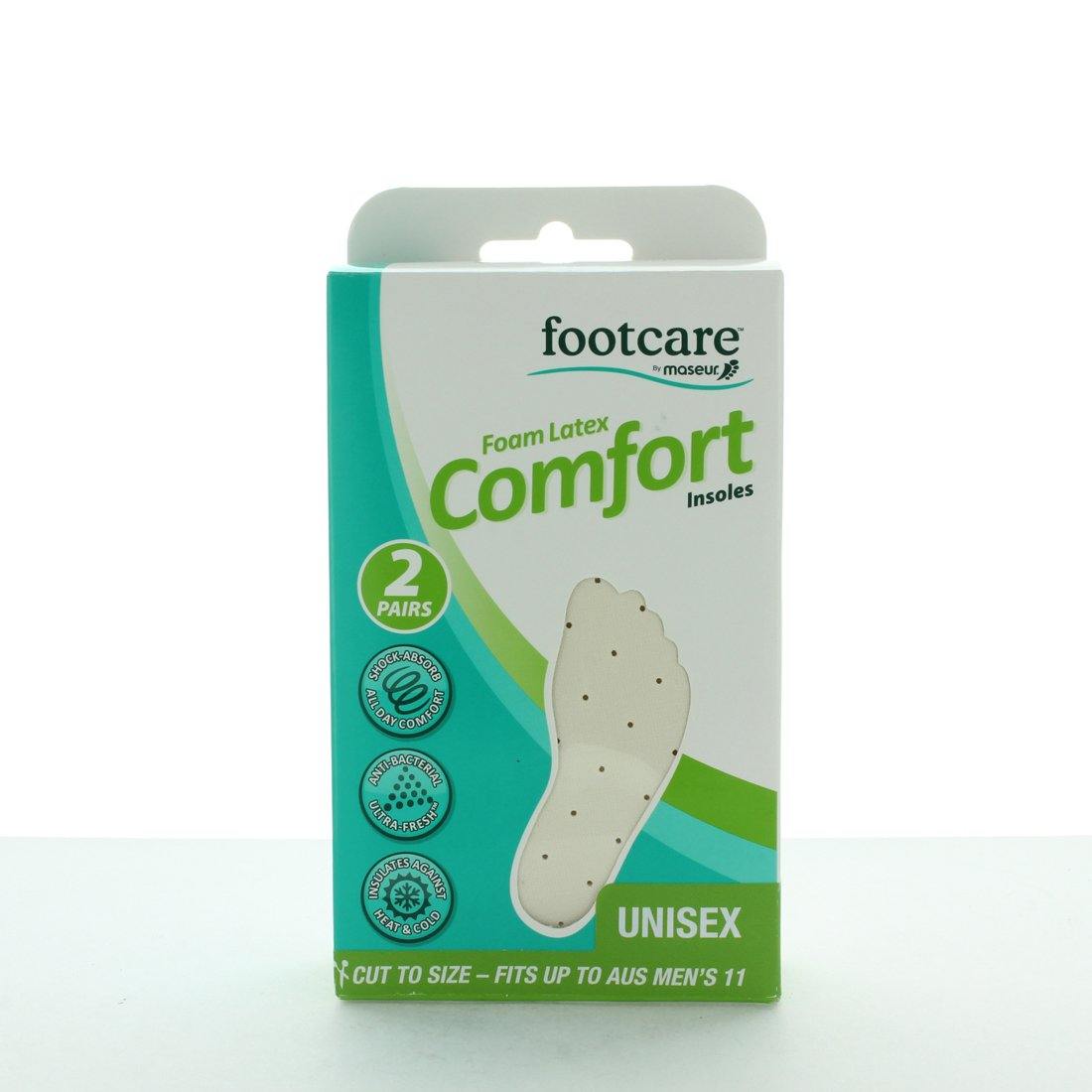 MENS LATEX INSOLES by FOOTCARE - iShoes - Accessories, Accessories: Shoe Care - SHOECARE-UNISEX