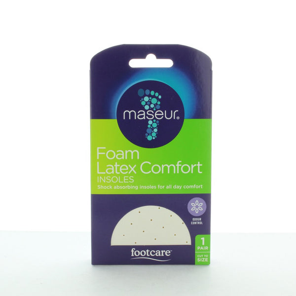 Foam Latex Comfort Insoles - 1 Pair (4495342567563)