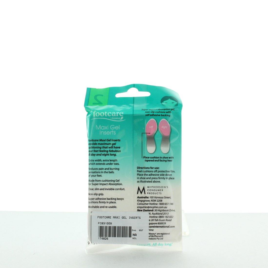 MAXI GEL INSERTS by FOOTCARE - iShoes - Accessories, Accessories: Shoe Care - SHOECARE-UNISEX